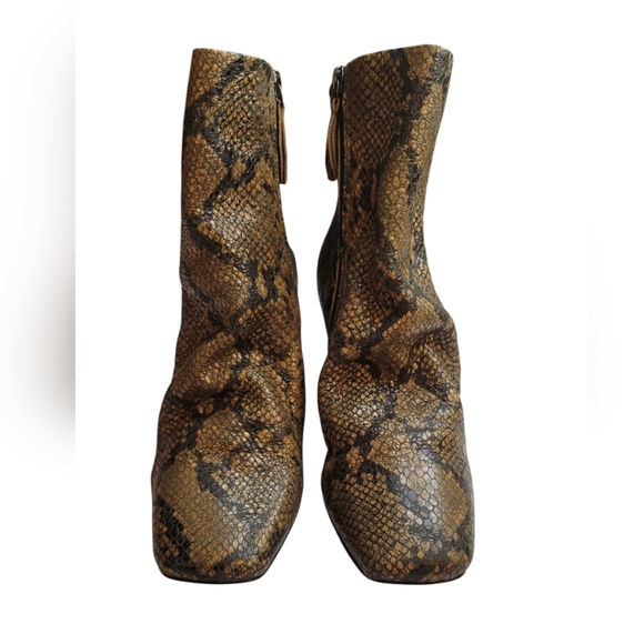 Free People Cybill Boots Ankle Tan Smooth Slouchy Leather Size 38 EU 7.5/8 US - Picture 7 of 14